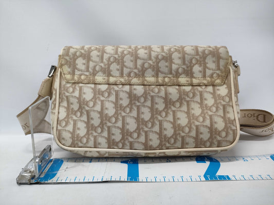 Dior Trotter PVC Floral Print Shoulder Bag