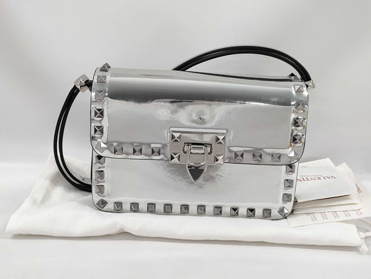 VALENTINO Metallic/Tote Shoulder Bag