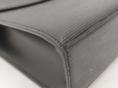 LOUIS VUITTON Epi Louis Vuitton M52372 Epi Noir Marserve Handbag