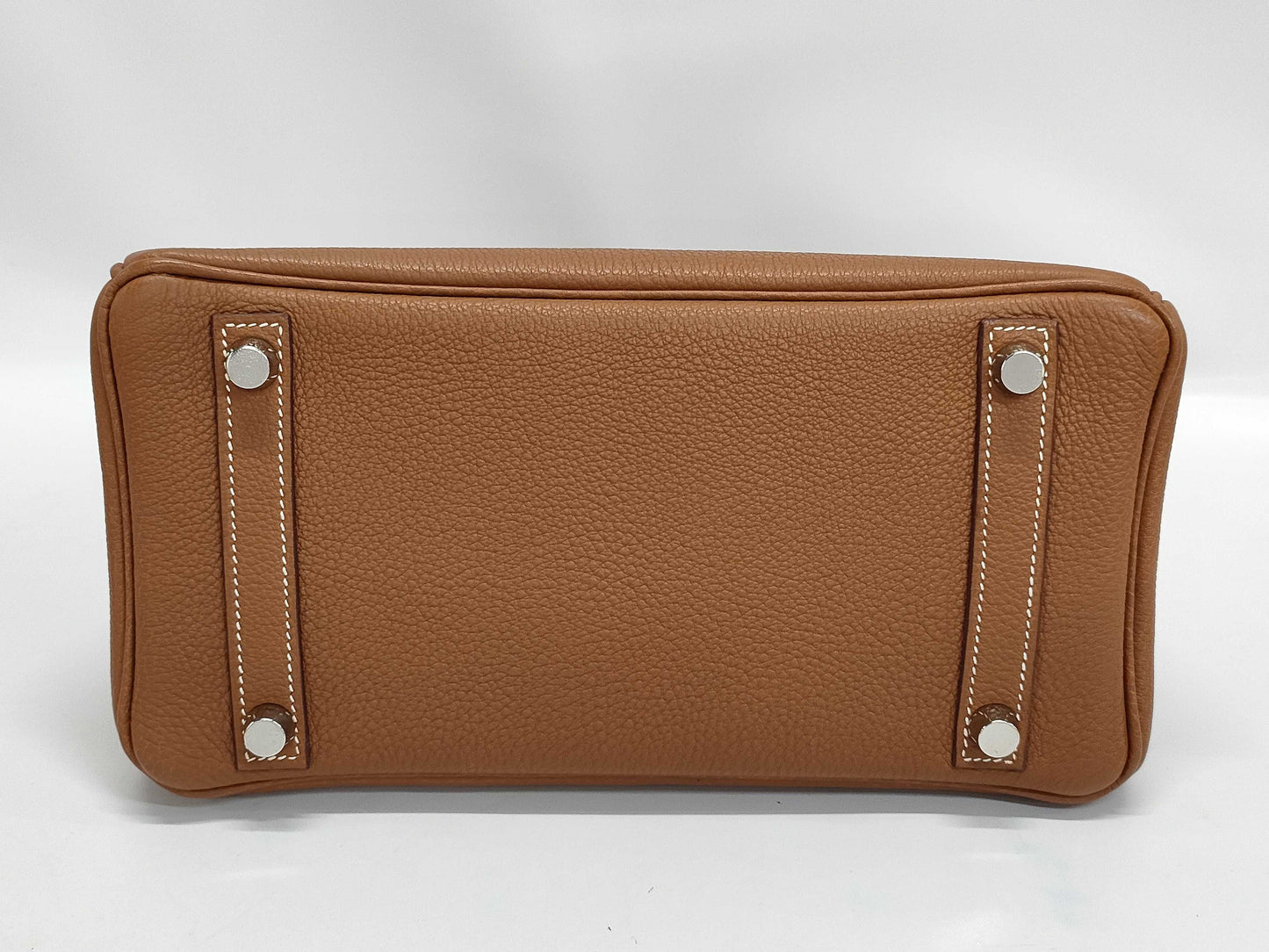 HERMES Birkin 25 Togo with sterling silver hardware, H handbag