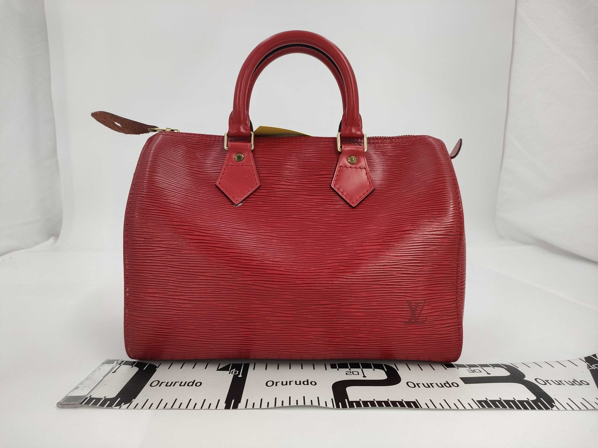 LOUIS VUITTON Epi Speedy Red Bag