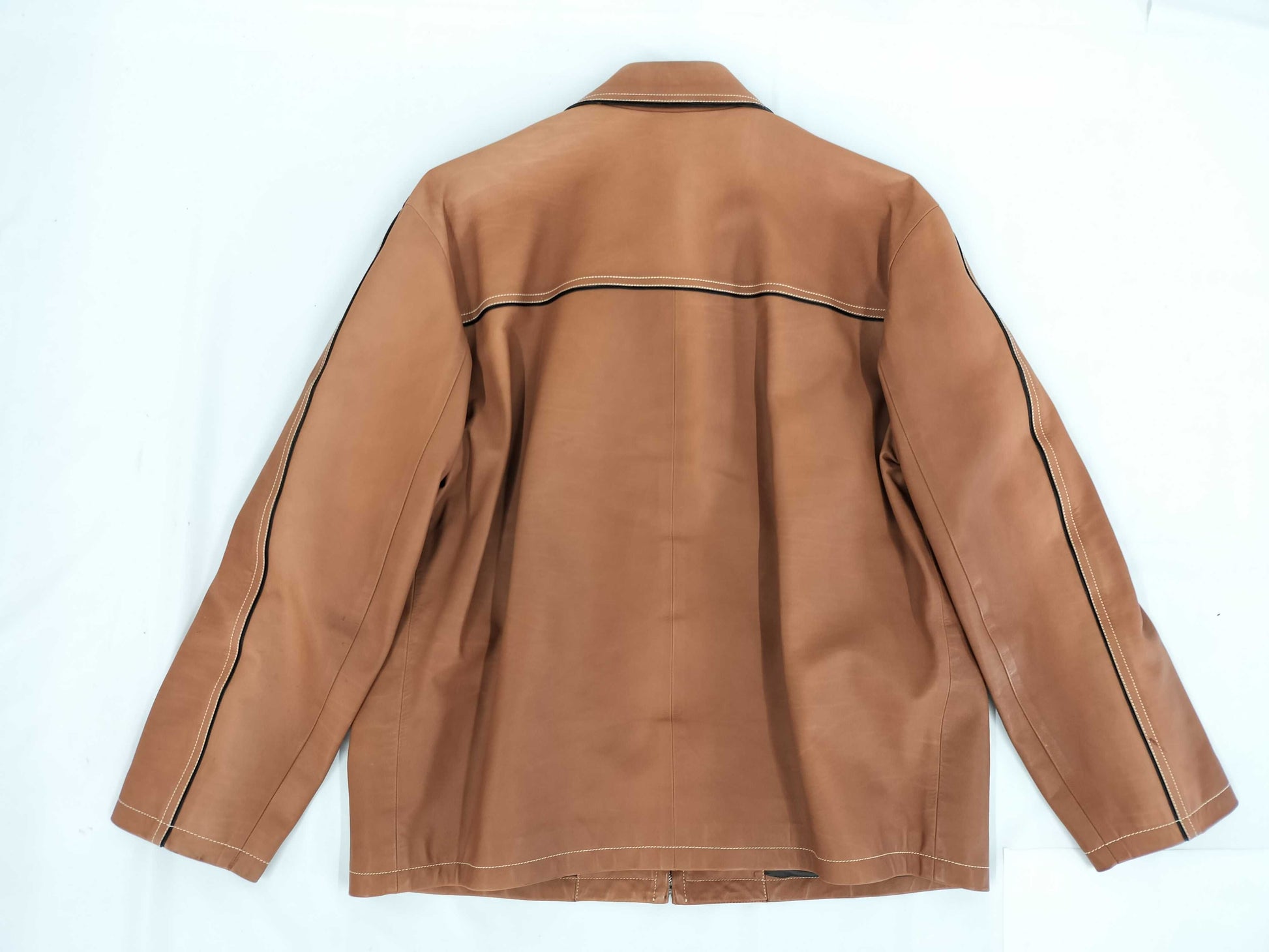 HERMES Calfskin/Leather Jacket Size 58 Jacket