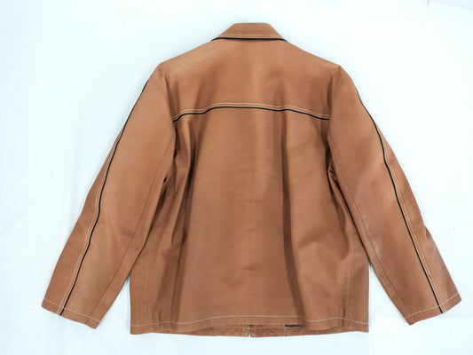 HERMES Calfskin/Leather Jacket Size 58 Jacket