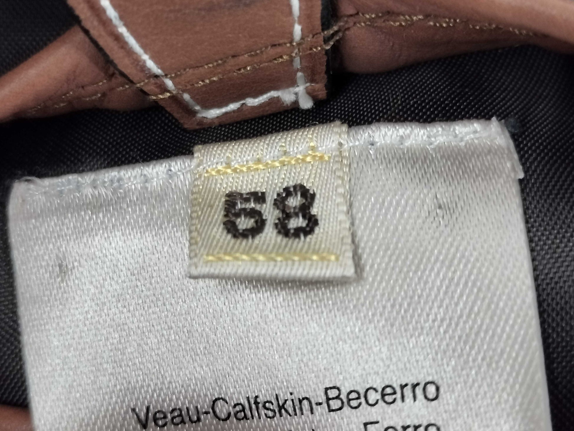 HERMES Calfskin/Leather Jacket Size 58 Jacket
