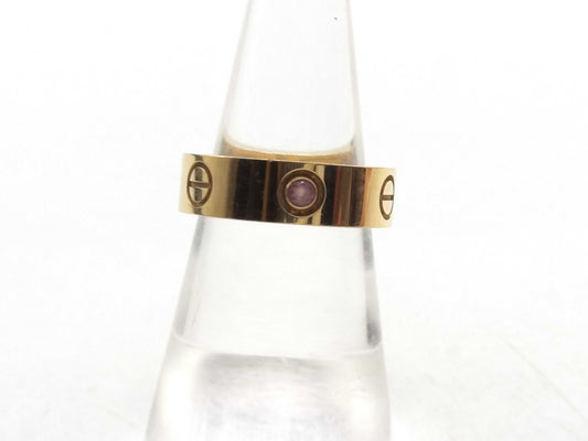 Cartier Love #51 Sapphire PG 750 9.1g Ring 