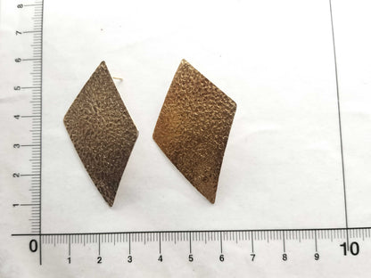 agete K10/SV 6.7g Earrings 