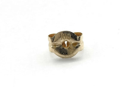 agete K10/SV 6.7g Earrings 