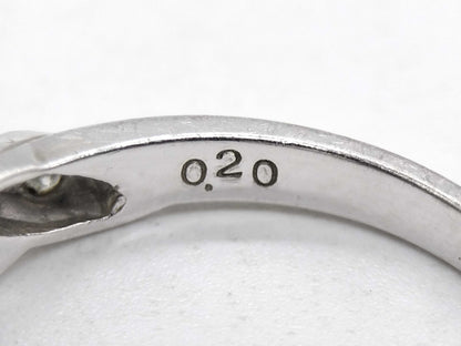 D0.20ct Pt900 3.3g Ring 