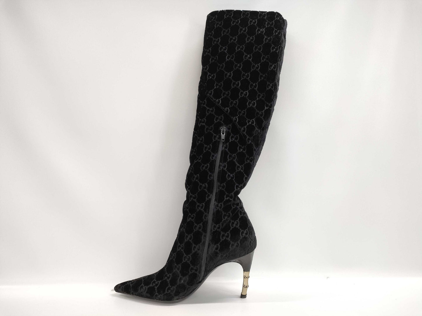 GUCCI GG Long Boots Suede Size 34 1/2 Unused Other Shoes