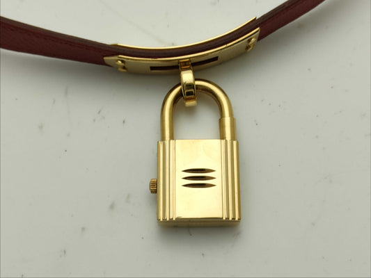 HERMES Kelly Kelly Watch 〇Y Unusual Women's Watch