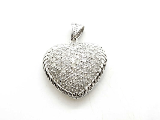 D3.00ct Pt900 14.8g Pendant Top 