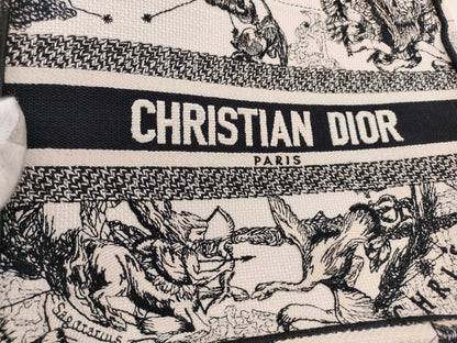 (10460_0337) Dior Embroidered Toile de Jouy Zodiac Handbag