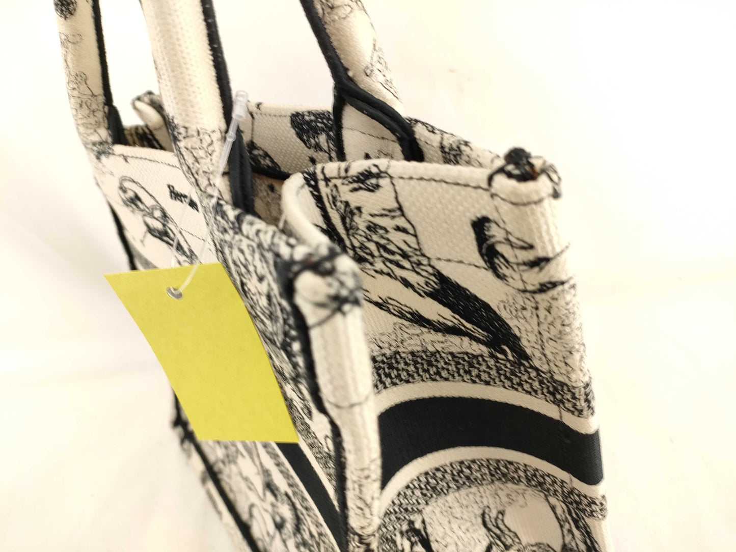 (10460_0337) Dior Embroidered Toile de Jouy Zodiac Handbag