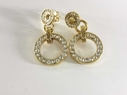 VERSACE Stone Earrings