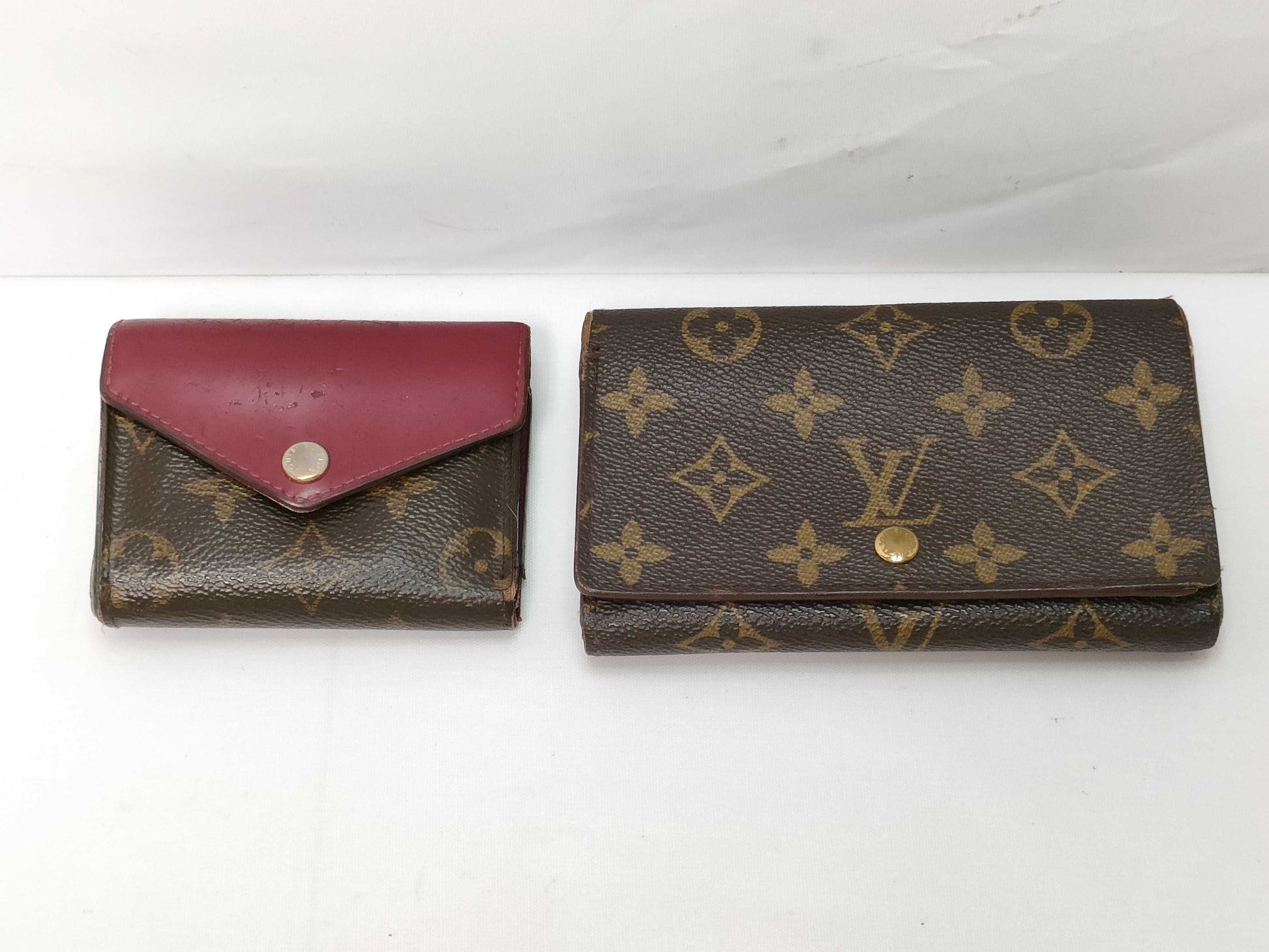 LOUIS VUITTON Monogram 2-Piece Wallet Set