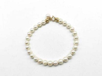 Pearl diameter 6.1mm/6.9mm K18/K2 10.7g Bracelet/Bangle 