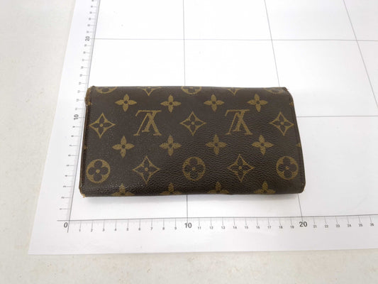 (10463_0009) LOUIS VUITTON Monogram Vuitton/Gucci/Celine Long Wallet 3 Pieces Wallet