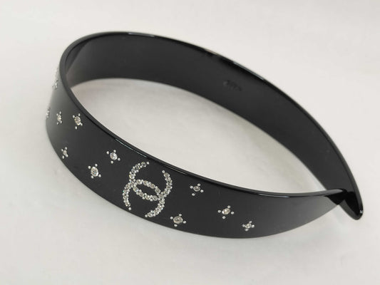 CHANEL Headband/Rhinestone Hair Accessories