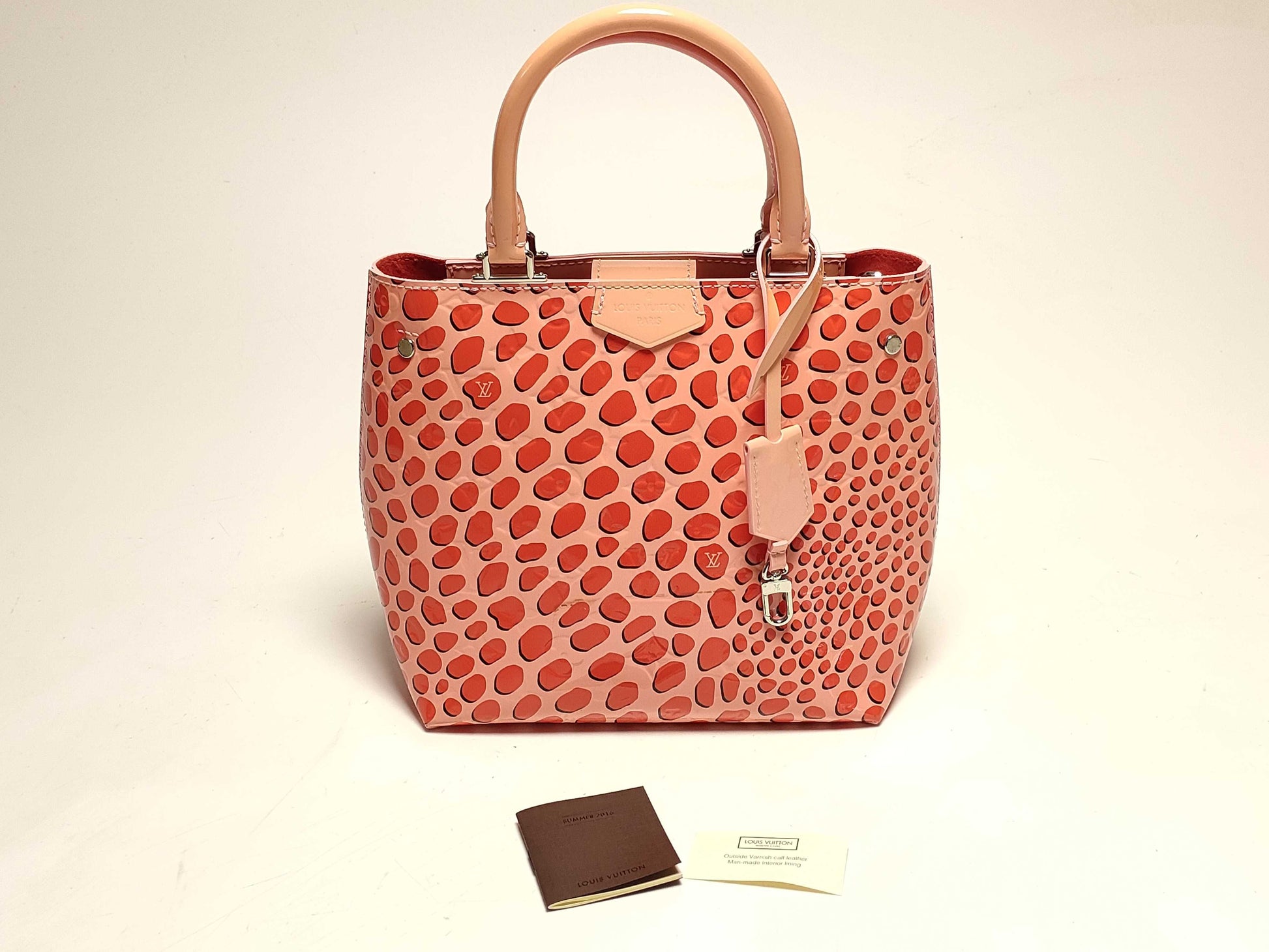 LOUIS VUITTON Vernis Jungle Dot/Open Tote/Yayoi Kusama Handbag