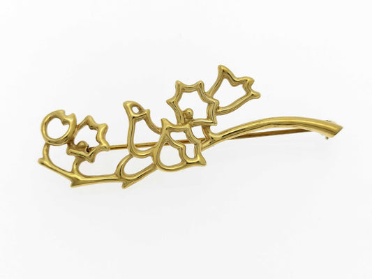 Tiffany & Co. Brooch, 18K Gold, 7.0g, Brooch 