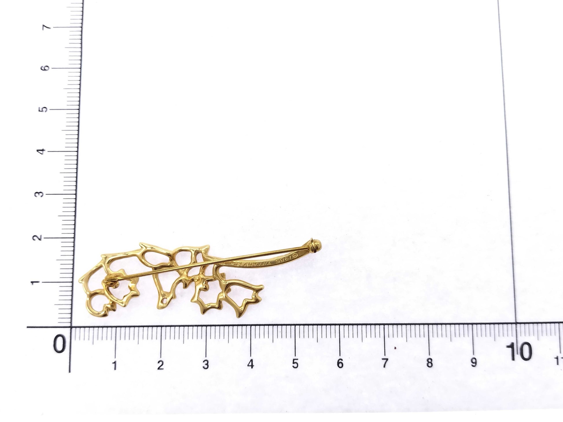 Tiffany & Co. Brooch, 18K Gold, 7.0g, Brooch 