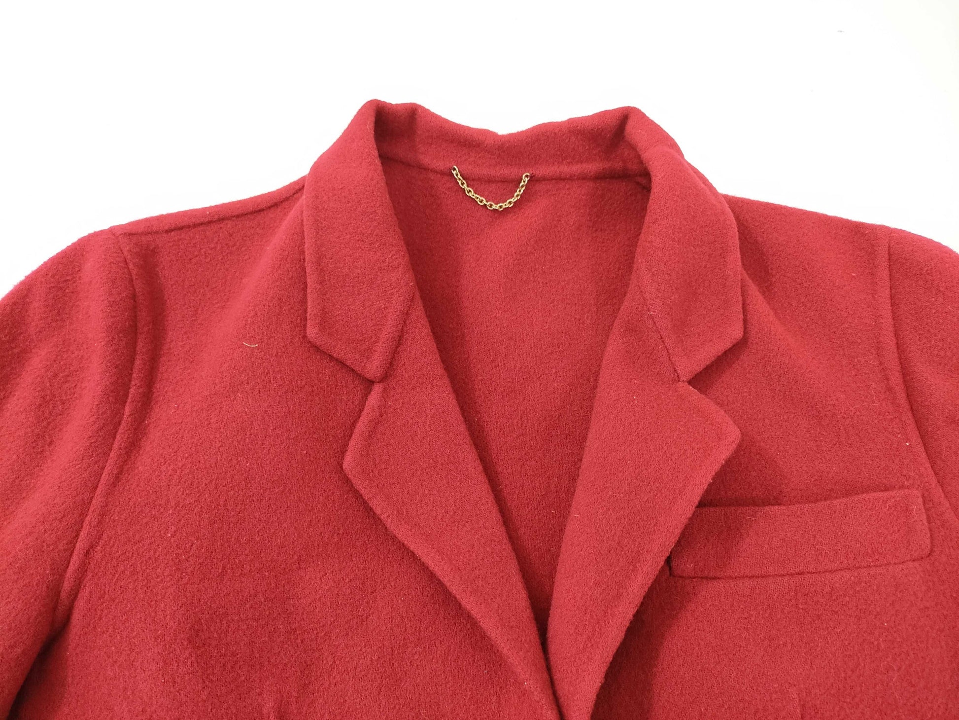 Herno red coat short coat
