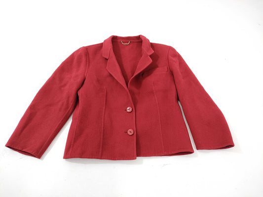 Herno red coat short coat