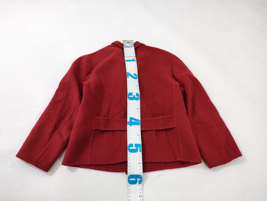 Herno red coat short coat