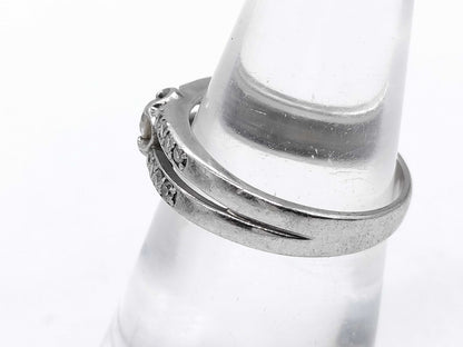 D0.15ct FD0.20ct Pt900 4.1g Ring 