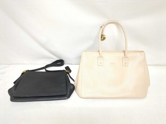 (10463_0081) COACH 9828/Furla Leather Bag Set Shoulder Bag
