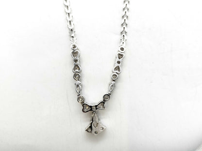 D1.61ct Pt900/850 14.0g Necklace 