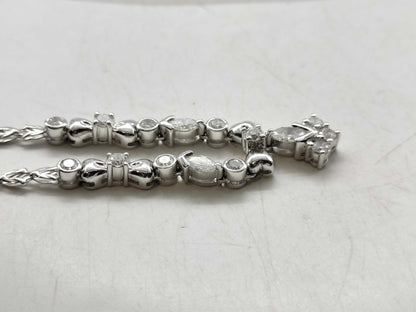 D1.61ct Pt900/850 14.0g Necklace 