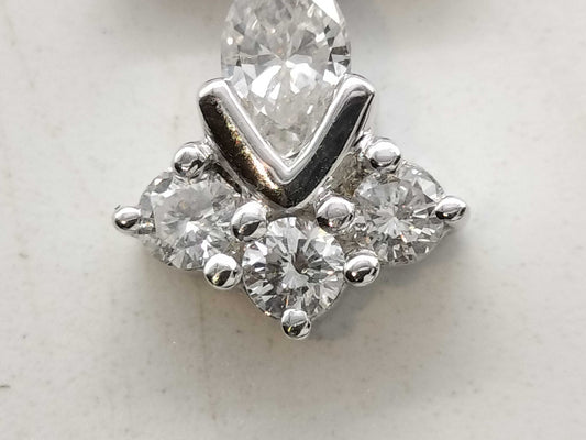 D1.61ct Pt900/850 14.0g Necklace 