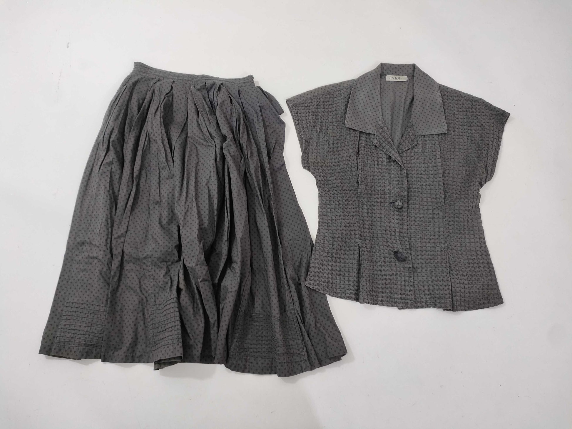 ISSEY MIYAKE asha by mds polka dot set Other apparel