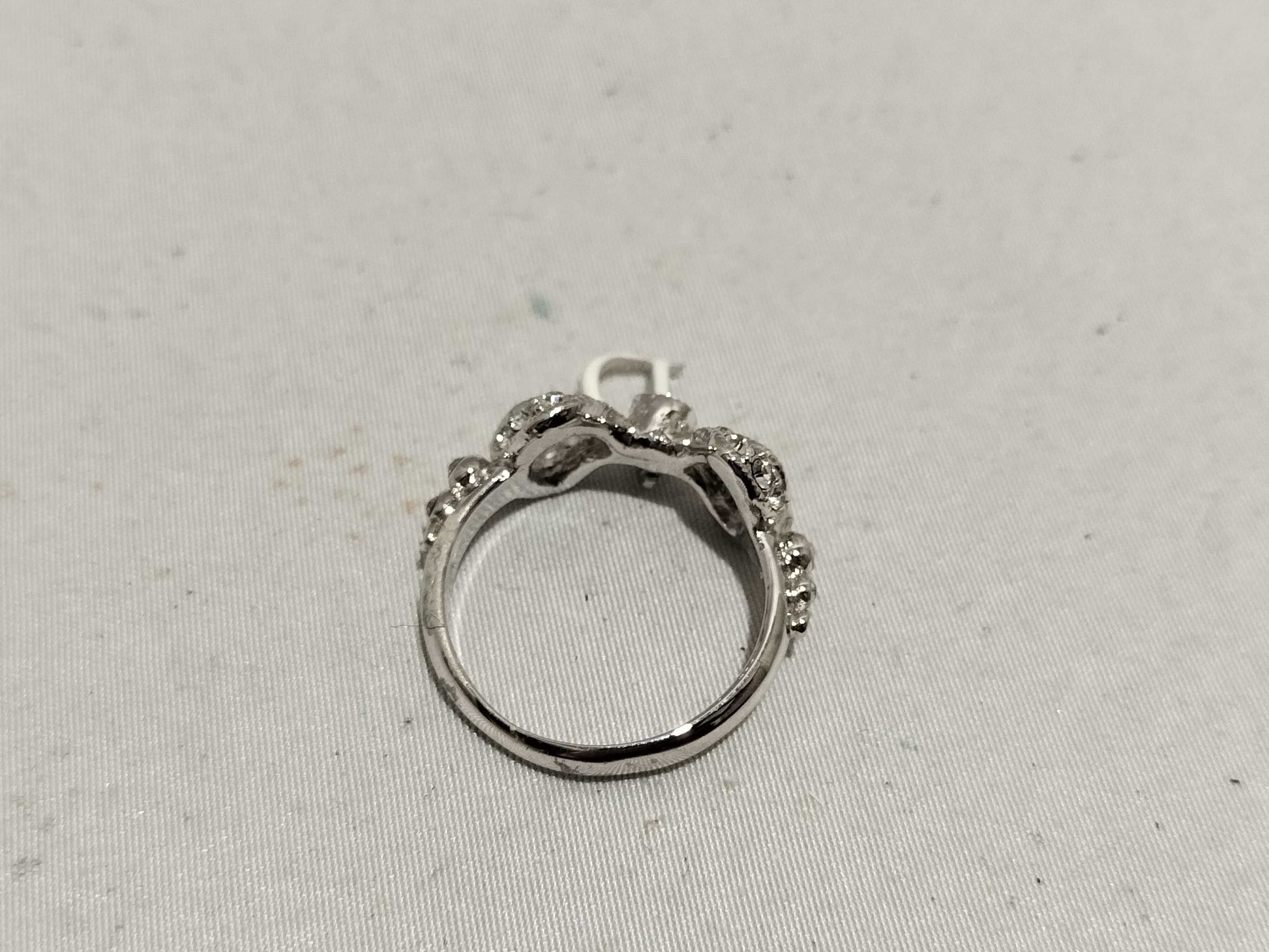 Dior Ribbon Rhinestone Ring