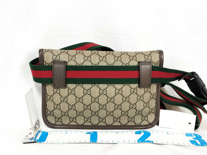 GUCCI GG Supreme GG Supreme 493930 Sherry Waist Bag