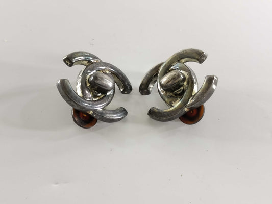 CHANEL 96A Earrings Discoloration Earrings
