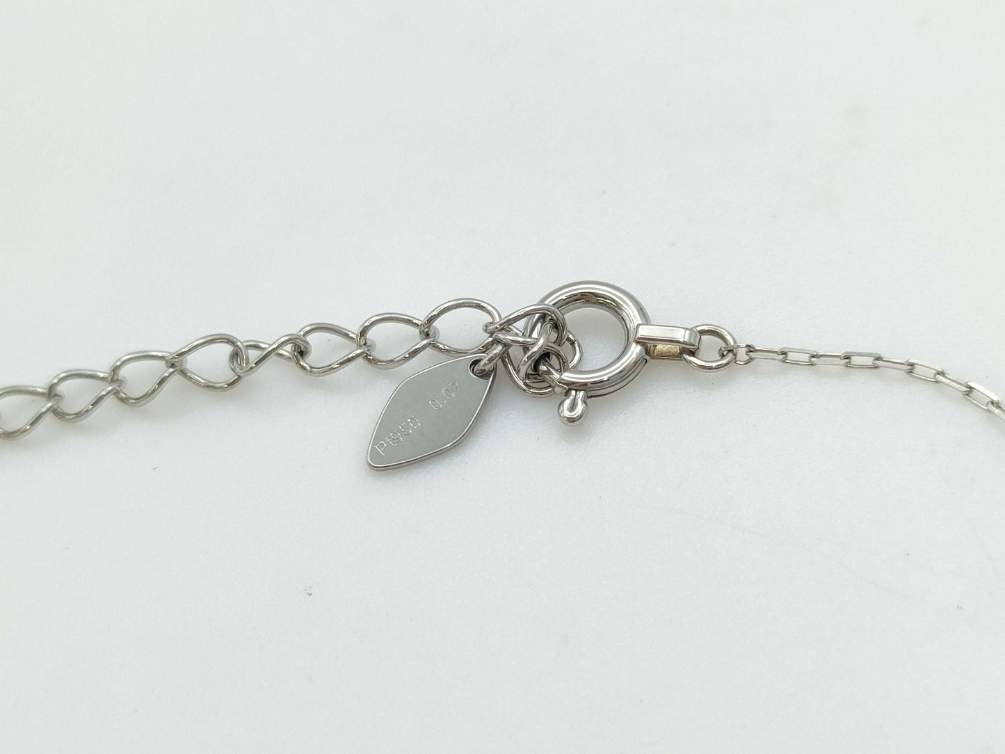 D0.07ct PT950 1.3g Bracelet/Bangle 