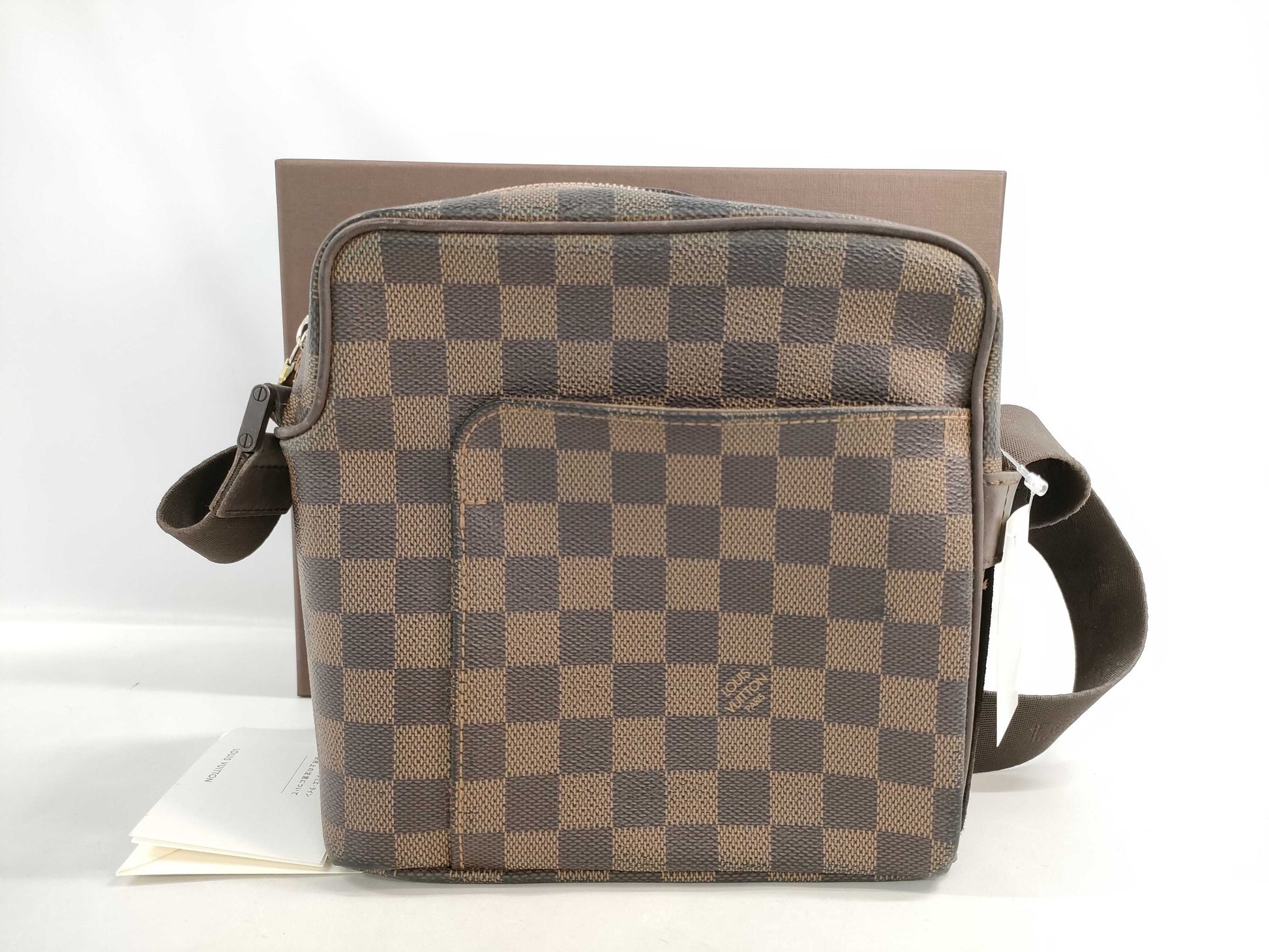 LOUIS VUITTON Damier N41442 Olaf PM Shoulder Bag
