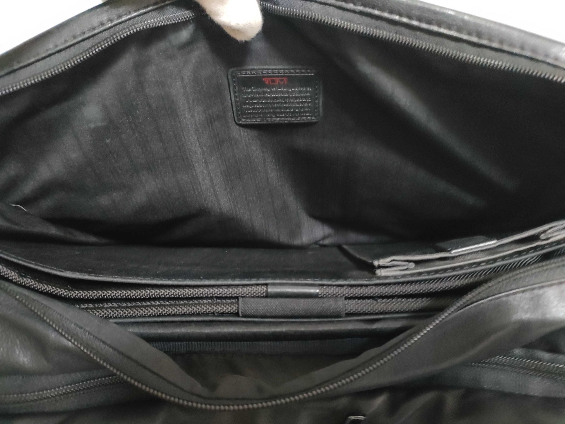 (10460_0277) TUMI Expandable Organizer Computer 2Way Boston Bag