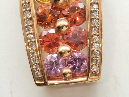 S1.90ct D0.14ct K18 5.0g Necklace 