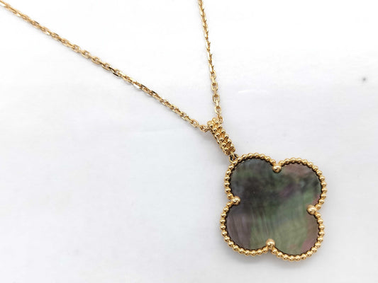 Van Cleef & Arpels Magic Alhambra Mother of Pearl Necklace in PG and Au750, 16.0g 