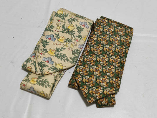 HERMES Tie x 2 Tie