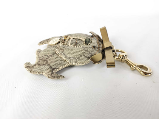GUCCI Charm Dog Keychain Pendant Top