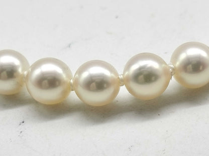 TASAKI Akoya Pearl Bracelet/Bangle, Approx. 4.0mm Diameter, 18K Gold, 5.2g 