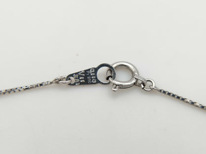 D0.110ct Pt900/Pt850 2.5g Necklace 
