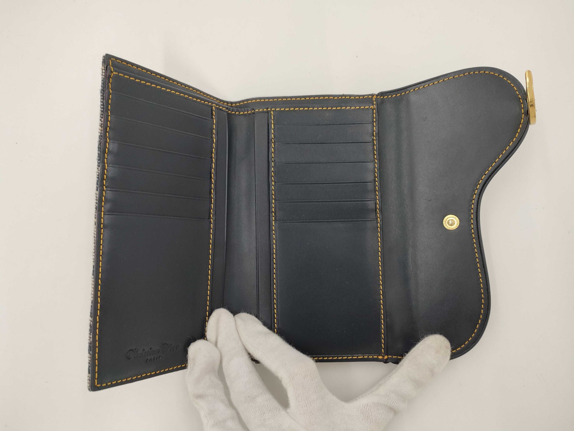 (10461_0365) Dior Saddle Wallet Wallet