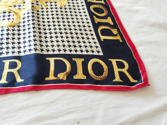 (10462_0349) Dior Floral Scarf