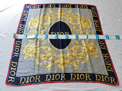 (10462_0349) Dior Floral Scarf