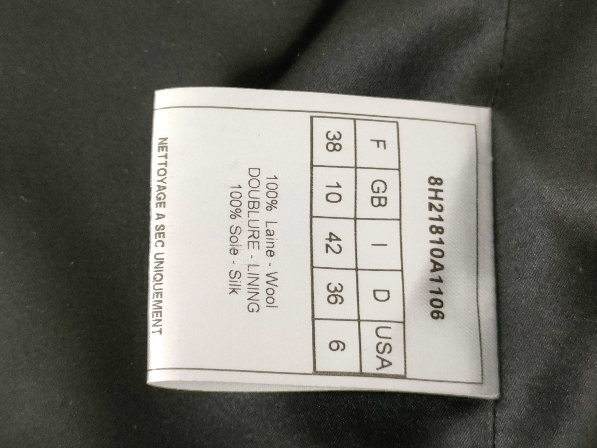 Dior double coat long coat
